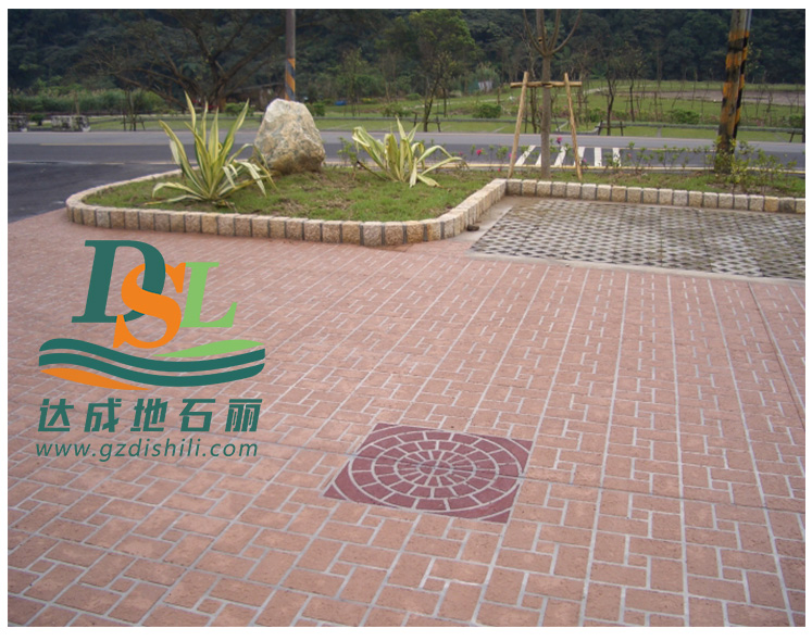 3d立體紙模彩繪地坪，彩繪石藝術(shù)地坪，市政路面防滑地坪